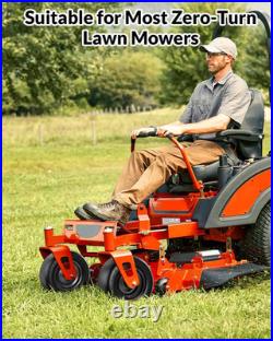 11X6.00-5 Flat Free Lawn Mower Tire and Wheel, 11X6X5 Solid Front Tires for Zero