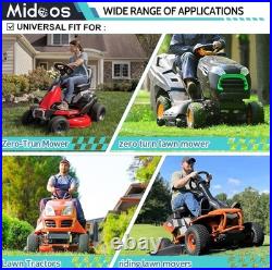 11X6.00-5 Flat Free Tire, 2 Pcs 11X6.00-5 Tires for Zero Turn Mower, 11X6-5 Lawn
