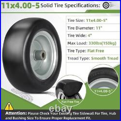 11-Inch Puncture-Proof Lawn Mower Tires for Zero Turn Mowers Easy Installation