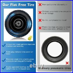 11x6.00-5 Flat Free Tire, 2 Pack 11x6.00-5 Tires for Zero Turn Mower With 3/4 11x6.00-5 Flat Free Tire, 2 Pack 11x6.00-5 Tires for Zero Turn Mower With 3/4