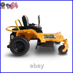 12V Rechargeable Battery Ride On Cub Cadet Zero Turn Mower FREE SHIP