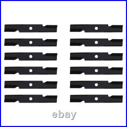 12 High Lift Mower Blades Fits Exmark Zero Turn Mower 48 Deck Repl. 103-6401-S