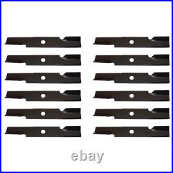 12 High Lift Mower Blades Fits Exmark Zero Turn Mower 48 Deck Repl. 103-6401-S