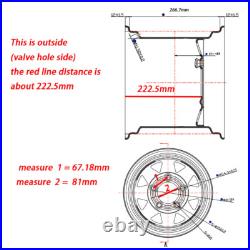 12x10.5 WHEEL RIM 5/4.5 Zero Turn Mower RIM for 5 holes Lug Bolt 12 Pack 2