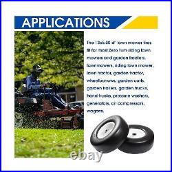 13x5.00-6 Flat Free Lawn Mower Tire, Zero Turn Mower Front Tire, Lawn Garde