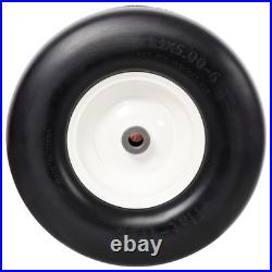 13x5.00 6 Flat Free Solid Lawn Mower Tires 2 Pack Zero Turn Mower Replacement