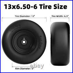 13x6.50-6 Lawn Mower Tires Flat Free, Zero Turn Mower Front Tires for Residen 13x6.50-6 Lawn Mower Tires Flat Free, Zero Turn Mower Front Tires for Residen