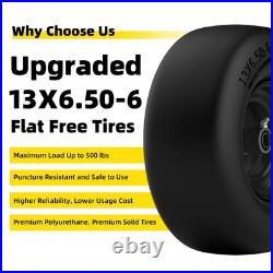 13x6.50-6 Lawn Mower Tires Flat Free, Zero Turn Mower Front Tires for Residen 13x6.50-6 Lawn Mower Tires Flat Free, Zero Turn Mower Front Tires for Residen