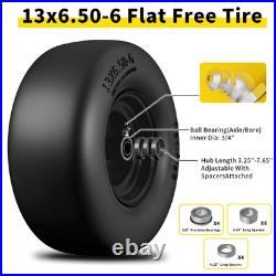13x6.50-6 Lawn Mower Tires Flat Free, Zero Turn Mower Front Tires for Residen 13x6.50-6 Lawn Mower Tires Flat Free, Zero Turn Mower Front Tires for Residen