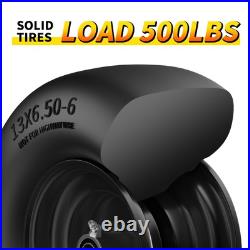 13x6.50-6 Lawn Mower Tires Flat Free, Zero Turn Mower Front Tires for Residen 13x6.50-6 Lawn Mower Tires Flat Free, Zero Turn Mower Front Tires for Residen