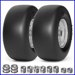 13x6.5-6 Flat Free Lawn Tires, Zero Turn Mower Assembly for Commercial Garden