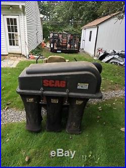 2004 scag turf tiger with triple bagger/61inch deck