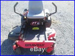 2014 Gravely ZT42 zeroturn 42 deck 21.5 HP Kawasaki used mower