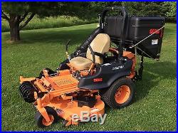 2014 Scag Cheetah 61 Zero Turn Lawnmower With Clamshell Bagger And Striping Kit