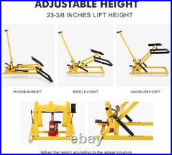 26 Lawn Mower Lift withHydraulic Jack 500 LBS Capacity for Lawn Mowers Tractors 26 Lawn Mower Lift withHydraulic Jack 500 LBS Capacity for Lawn Mowers Tractors