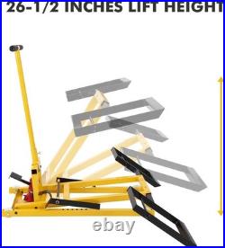 26 Lawn Mower Lift withHydraulic Jack 500 LBS Capacity for Lawn Mowers Tractors 26 Lawn Mower Lift withHydraulic Jack 500 LBS Capacity for Lawn Mowers Tractors