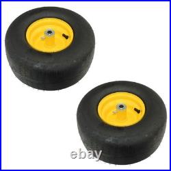 (2) 13x6.50-6 Smooth Wheel Assembly Fits John Deere Zero Turn Mower Z950A Z950M