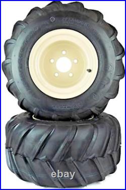 2 22x11.00-10 Aggressive Tire Rim Wheel Assemblies some Grasshopper 700 Series