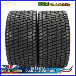2 Pack 20X10.00-8 Tires, 4 Ply for Lawn Tractor & Zero Turn Mower
