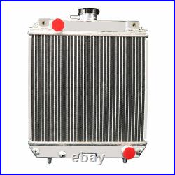 2 ROW Radiator For Kubota GR T TG Lawn Tractors GR2100 G2160 Zero Turn Mowers
