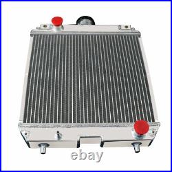 2 ROW Radiator For Kubota GR T TG Lawn Tractors GR2100 G2160 Zero Turn Mowers