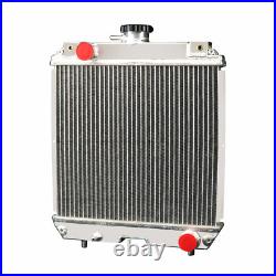 2 ROW Radiator For Kubota GR T TG Lawn Tractors GR2100 G2160 Zero Turn Mowers