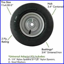 2 Zero Turn Mower Front Tires for Murray MZ2142 Husqvarna RZ5424 Craftsman Z6000