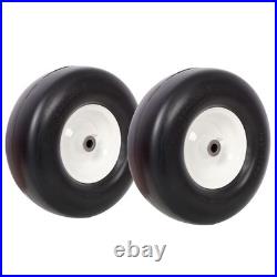 2pcs 13x5.00-6 Flat Free Lawn Mower tires, Zero Turn Mower replacement