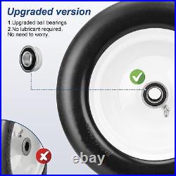 2pcs 13x5.00-6 Flat Free Lawn Mower tires Zero Turn Mower replacement Soli