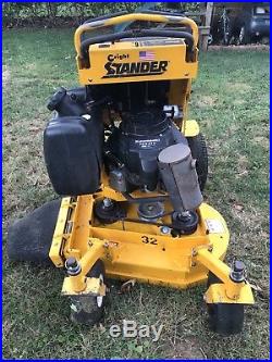 32 Wright Stander Commercial Zero Turn Stand On Lawn Mower // 840 Hours