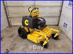 36 Wright Stander RH Rapid Height Commercial Zero Turn Mower stand on ZTR 32