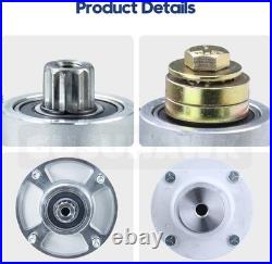 3 Pack 601804 Spindle Assembly 604664 Pulley Replaces Hustler Zero Turn Mower