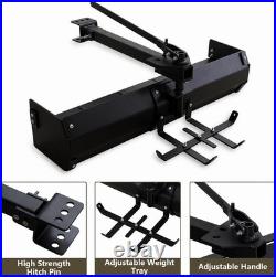 42 Heavy Duty Tow-Behind Box Scraper, Tractor Grader Blade Attachment for ATV