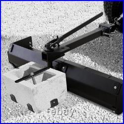 42 Heavy Duty Tow-Behind Box Scraper, Tractor Grader Blade Attachment for ATV