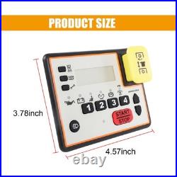 486-0057-00 Control Panel Console Keypad For Spartan Mowers EFI KGZ XD Zero Turn