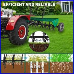 48Plug Aerator Tow Behind Heavy Duty Lawn & Farm Aerator with32 Steel Tines