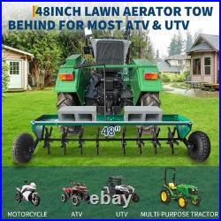 48Plug Aerator Tow Behind Heavy Duty Lawn & Farm Aerator with32 Steel Tines 48Plug Aerator Tow Behind Heavy Duty Lawn & Farm Aerator with32 Steel Tines