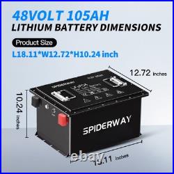 48Volt 105Ah Lithium Battery For RYOBI RY48ZTR100 ZT480ex Zero Turn Riding Mower