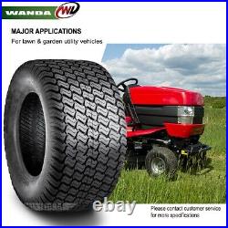 4 WANDA 13x6.5-6 & 26x12-12 Zero turn Lawn Mower Tractor Cart Turf Tires 4Ply