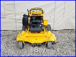 52 Wright Stander X rapid height zero turn stand on commercial lawn mower ZTR