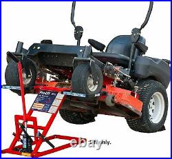 550Lbs Lawn Riding Mower Lift Repair Jack Tractor ATV Hydraulic Blades Zero Turn