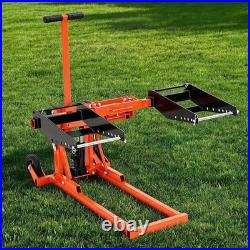 550 lbs Adjustable Zero Turn Lawn Mower, ATV Hydraulic Lift Jack