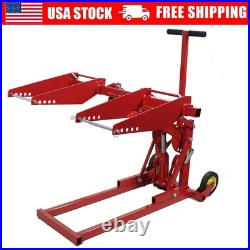 550lbs Easy Lawn Mower Lift Jack, Lawn Mower Lifting Platform for Lawn Tractors