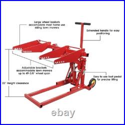 550lbs Easy Lawn Mower Lift Jack, Lawn Mower Lifting Platform for Lawn Tractors
