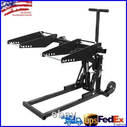 550lbs Steel Lawn Mower Lift Riding Lawn Mower Lift Jack for Lawn Tractors Black