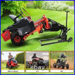 550lbs Steel Lawn Mower Lift Riding Lawn Mower Lift Jack for Lawn Tractors Black