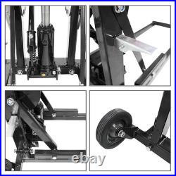 550lbs Steel Lawn Mower Lift Riding Lawn Mower Lift Jack for Lawn Tractors Black