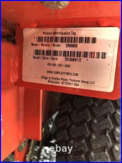 590660 Simplicity 44 Zero Turn Riding Mower (Used)