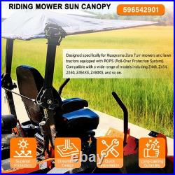 596542901 Riding Mower Sun Shade Sun Canopy Fits for Husqvarna Zero Turn Mowe