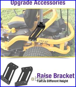 60 x 36 Sun Shade Canopy for Zero Turn Lawn Mower Block UV Heat Ray Glare Rain